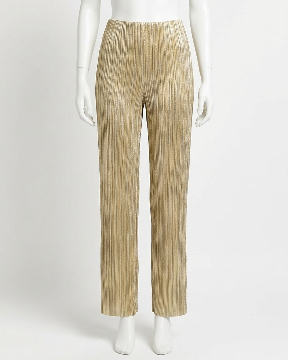 NEW LUCY PARIS rhea straight leg pants in gold
